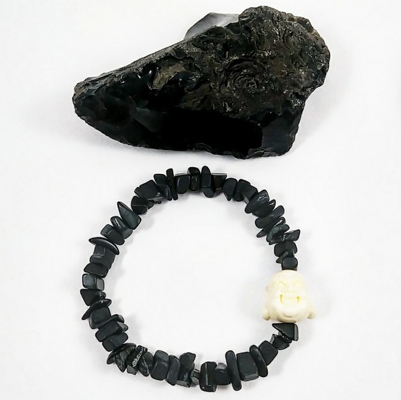 Crystal Cove Boutique Jewelry - Black Tourmaline Buddha Crystal Cove Boutique Jewelry - Black Tourmaline Buddha